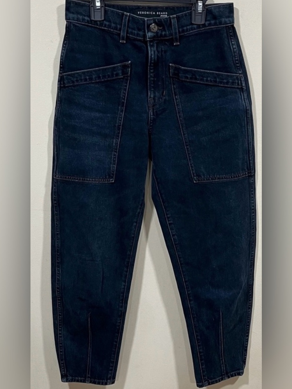 NWOT Veronica Beard Charlie Barrel Leg Jean, size 27